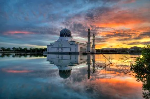 Likas Mosque Stock Photos