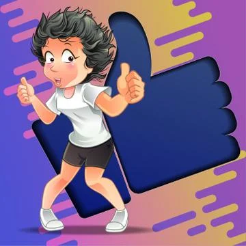 Liked. Stock Illustration