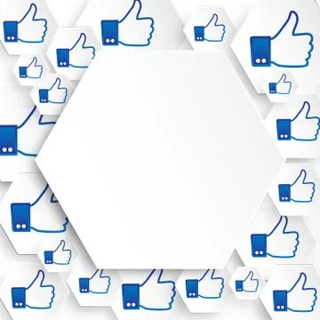 Likes Background Stock Illustration