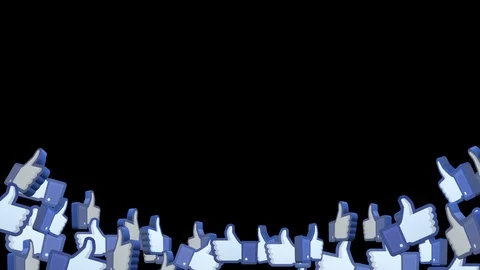 Likes Frame Loop 4K Video stock 122972645