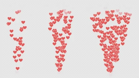 Likes hearts 1 Video stock 235694086