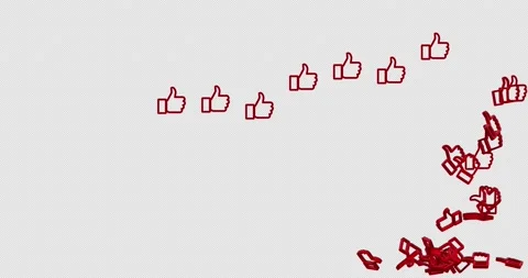 Likes - Symbol Animation.  Stock Footage 154254891