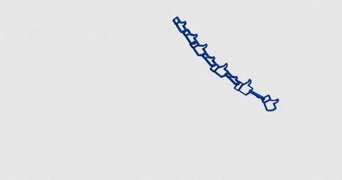 Likes - Symbol Animation.  Stock Footage 154254916