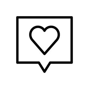 Likes thin line icon  스톡 일러스트