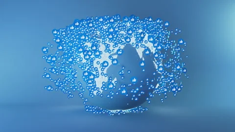 Likes World Particles 01 Stock Footage 263807254