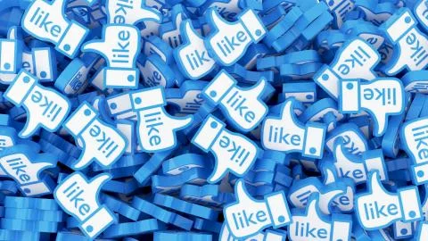 Likewordblue Stock Illustration