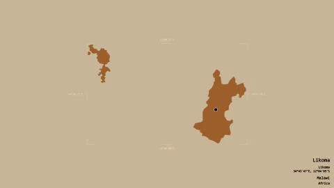 Likoma - Malawi. Bounding box. Pattern Stock Illustration