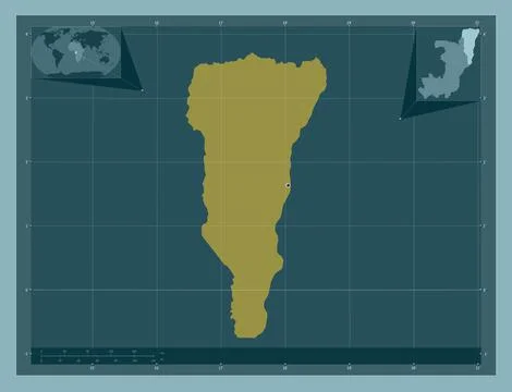 Likouala, Republic of Congo. Solid color shape Stock Illustration