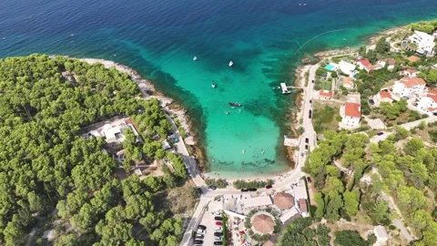 Likva beach shoreline Video stock 327913848