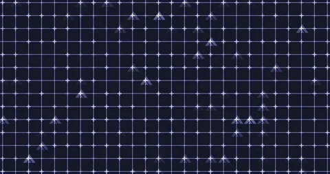 Lilac Abstract geometric video background, violet figure from particles. blend Stock Footage 167919558