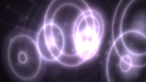 Lilac and purple circles bloom and fade in abstract motion Stock Footage 330922643