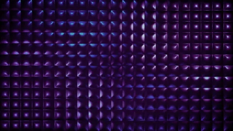 Lilac beautiful embossed 3D background. The pads are illuminated from different 스톡 동영상 168349111