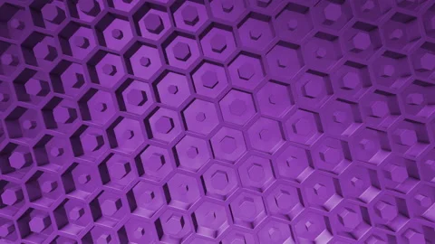 Lilac business background. Boxes Abstract hexagon Background Random Motion, 3d L Stock Footage 154552249