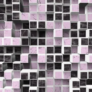Lilac checkered background Stock Illustration