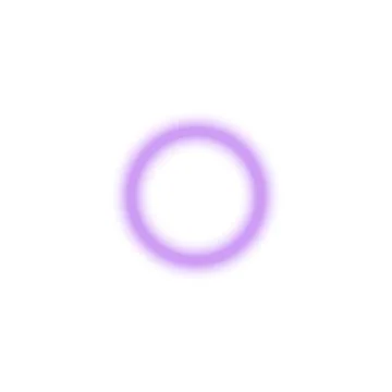 Lilac circle frame gradient blurred element, soft ring, hole vector icon, Y2K Stock Illustration