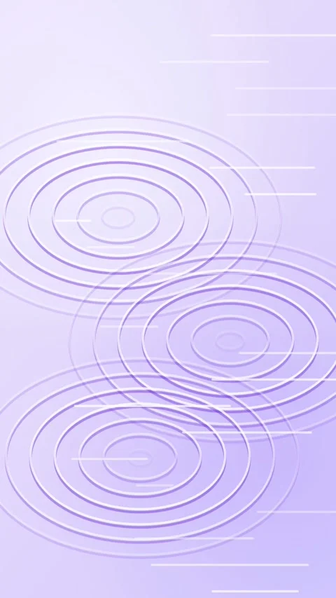 Lilac Concentric Water Ripples Vertical Seamless Loop Animated Background For Stock Footage 344007199