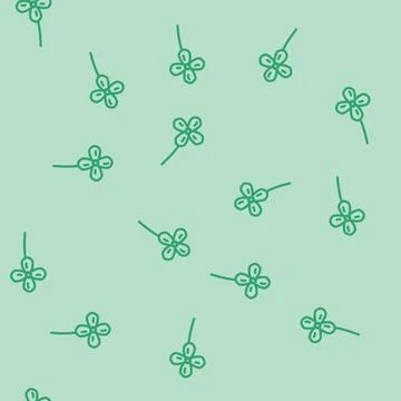 Lilac flower spring line vector seamless pattern 스톡 일러스트