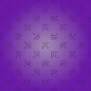 Lilac gradient background with a pattern of shapes Stock Illustration
