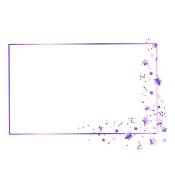 Lilac gradient frame on the white background Stock Illustration