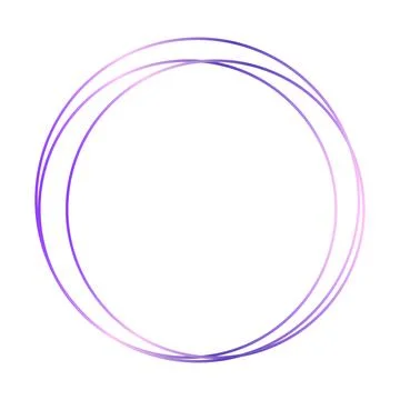 Lilac gradient frame on the white background Stock Illustration