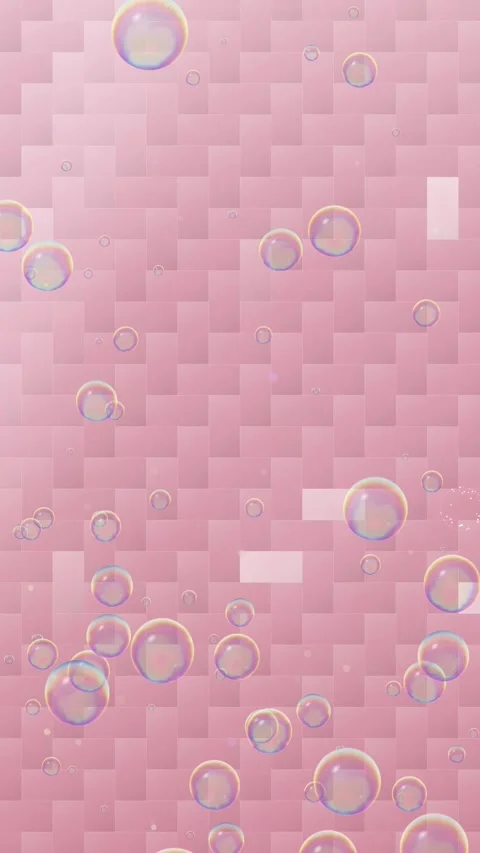 Lilac Herringbone Glass Scan Light Loop with Floating Bubbles Stock-Footage 346197465