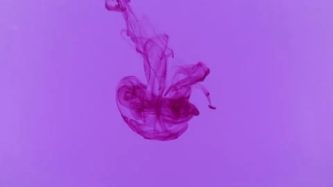 Lilac ink in a background slow motion Stock Footage 238922644