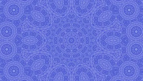 Lilac kaleidoscopic background with abstract pattern Stock Illustration