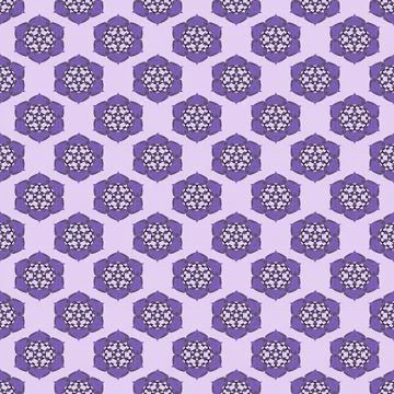 Lilac ornament Stock Illustration