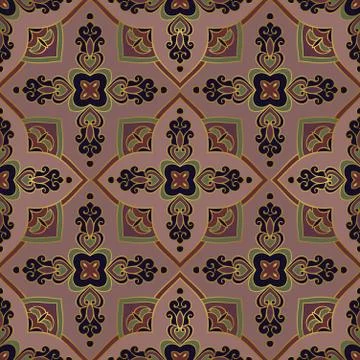 Lilac ornamental pattern. Stock Illustration