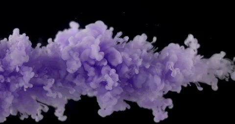 Lilac Paint In Water Stock Footage 170786545