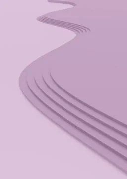 Lilac parallel waves illustration. Stock Illustration