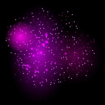 Lilac particle abstract background light Stock Illustration