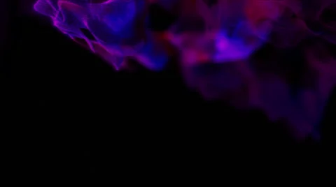 Lilac particles in the dark, 3D animation, looping Stockbeeldmateriaal 65002702
