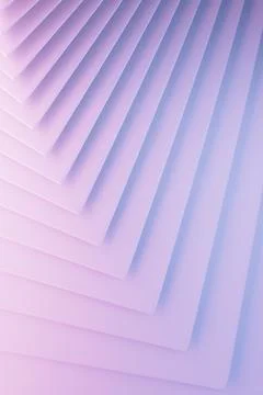 Lilac pink gradient abstract geometric background, striped pattern. Gentle vi Illustrazione stock