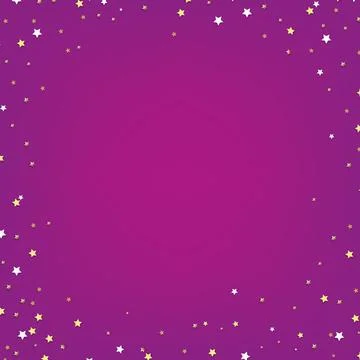 Lilac Poster With Star Stock Illustration