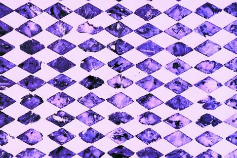 Lilac seamless background with a pattern of many diamonds.Abstract art classic Foto stock