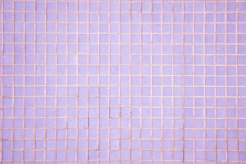 Lilac tile wall, abstract pattern mosaic background, textured wall or floor Stock Photos