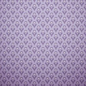 Lilac vector seamless pattern (with square swatch). Endless text Stock Illustration