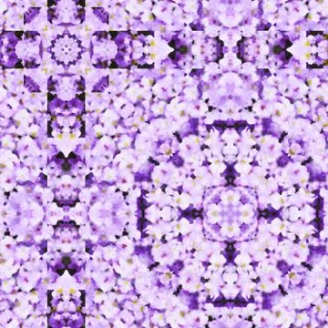 Lilac Watercolor Pattern Stock-Illustration
