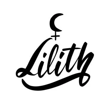Lilith Black Moon, false fictive moon, apogee point Stock Illustration