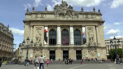 Lille Opera, Opera de Lille, France. Stock-Footage 145920820