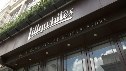 Lillywhites closed Piccadilly Circus during Lockdown London Stock Footage 129722096