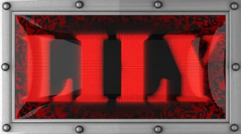 Lily on led Stock Footage 8760403