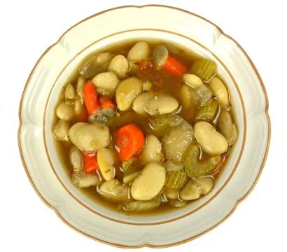 Lima bean soup Stock Photos