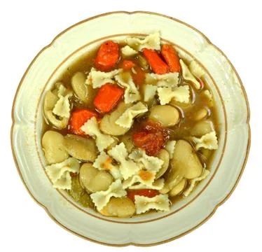 Lima bean soup Stock Photos