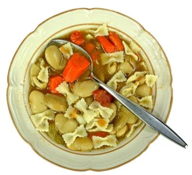 Lima bean soup Stock Photos