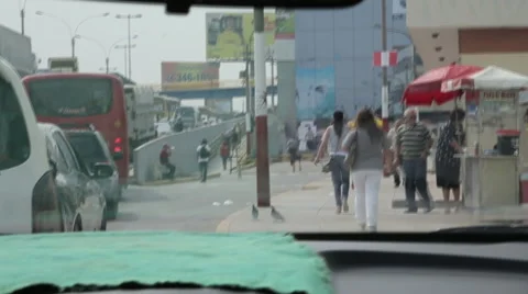 Lima by car Stock Footage 46625512