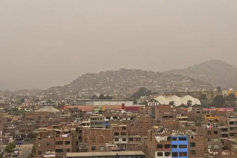 Lima, Modern city  view, Peru, South America Stock Photos