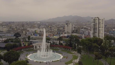 Lima Peru Aerial Stock Footage