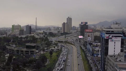 Lima Peru Aerial Stock Footage 71411545
